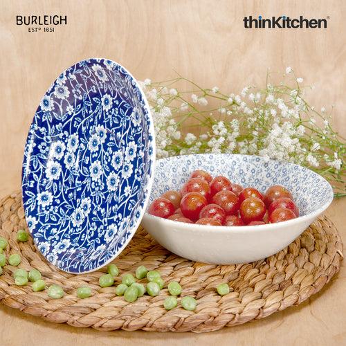 Burleigh Blue Calico Plate 19cm