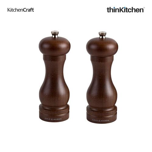 Cole And Forest Capstan Salt Pepper Mill Set