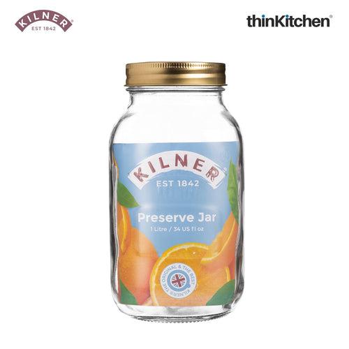 Kilner Set of 6  Preserve Jars - 1 Litre