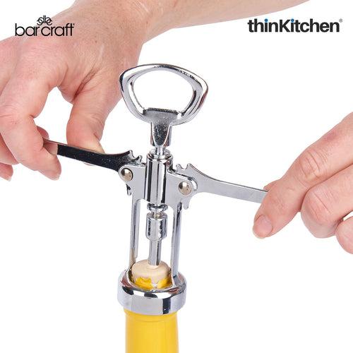 Barcraft Double Handled Chrome Wing Corkscrew