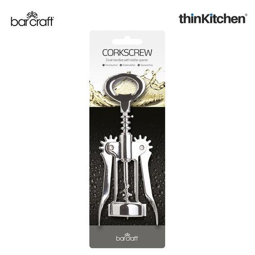 Barcraft Double Handled Chrome Wing Corkscrew