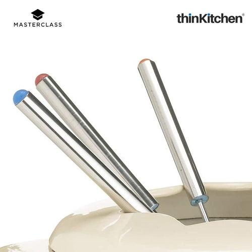 Masterclass Enamelled Cream Fondue Set