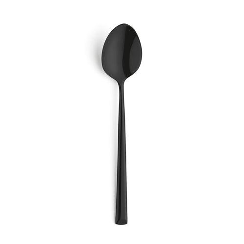 Amefa Metropole Black Stainless Steel Medium Teaspoon Set 6 Pieces