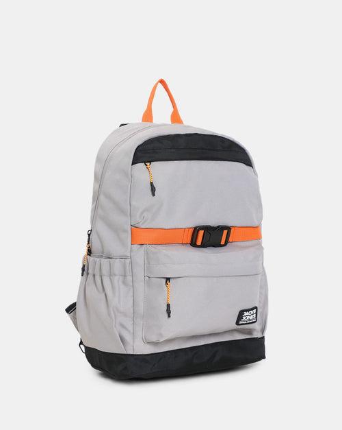 JACK & JONES GREY & ORANGE BACKPACK