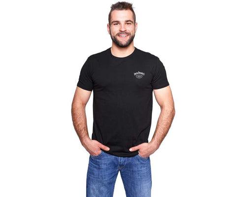 Solid Men Round Neck Black T-Shirt