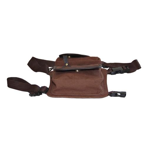 Brown Canvas Waist Bag