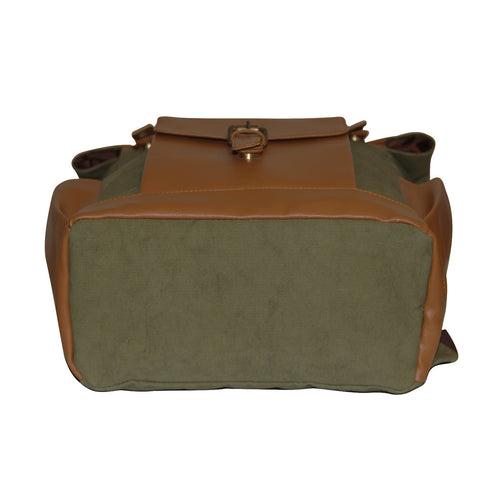 Olive Canvas Backpack