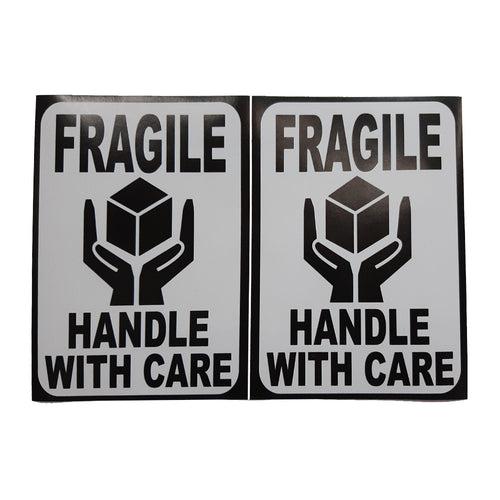 Fragile Paper Sticker for walls and doors