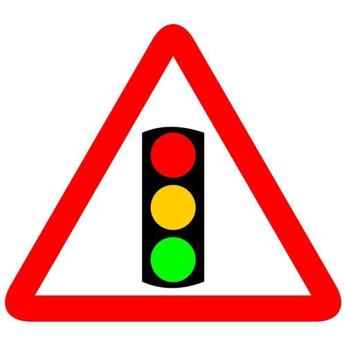 Reflective Traffic Signals Cautionary Warning Sign Board