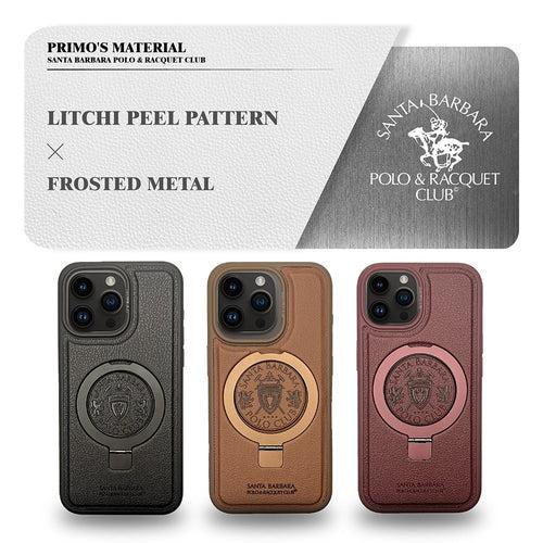 iPhone 15 Pro Primo Series Genuine Santa Barbara Leather Case