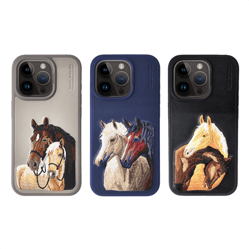 iPhone 15 Pro Max Isidor Series Genuine Santa Barbara Leather Case