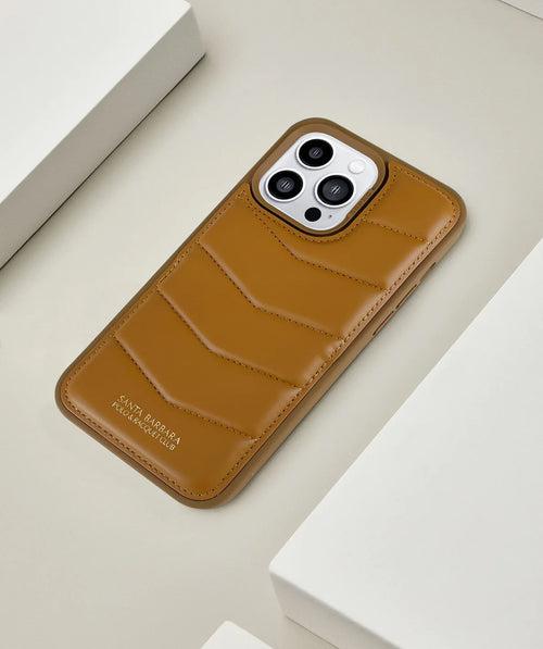 iPhone 15 Pro Max Clyde Series Genuine Santa Barbara Leather Case