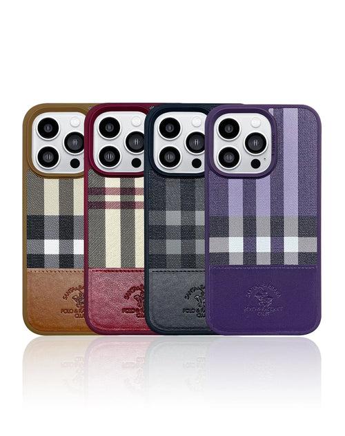 iPhone 15 Pro Cyril Series Genuine Santa Barbara Leather Case