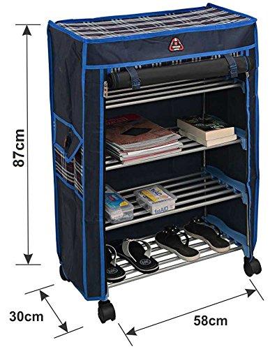 PARASNATH Trendy Cloth Shoe Rack with 4 Shelves