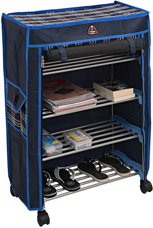 PARASNATH Trendy Cloth Shoe Rack with 4 Shelves