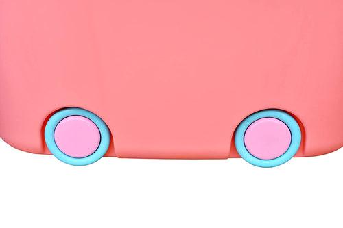 PARASNATH Rolling Storage Container Box (PinkBlue Colour)- 25 Litre Super Large With Wheels Size (50X33X26 cm)