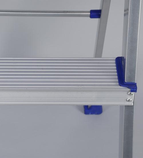 PARASNATH Aluminium Blue Heavy Folding Maple Ladder 4 Step 4.2 Ft