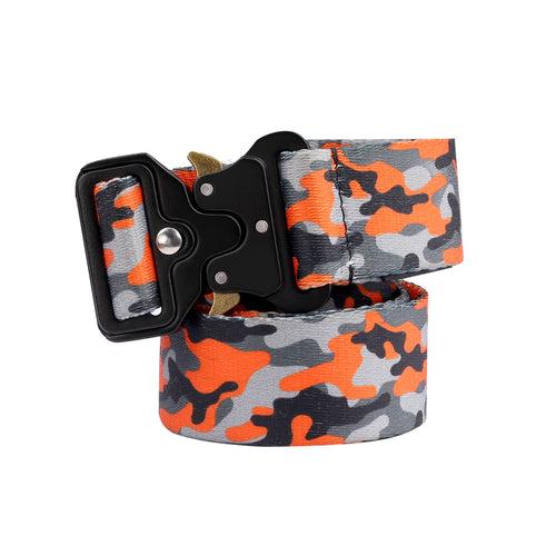 Bacca Bucci Recon Ranger Tactical Series: Robust Nylon Quick-Release Buckle Belt for Men