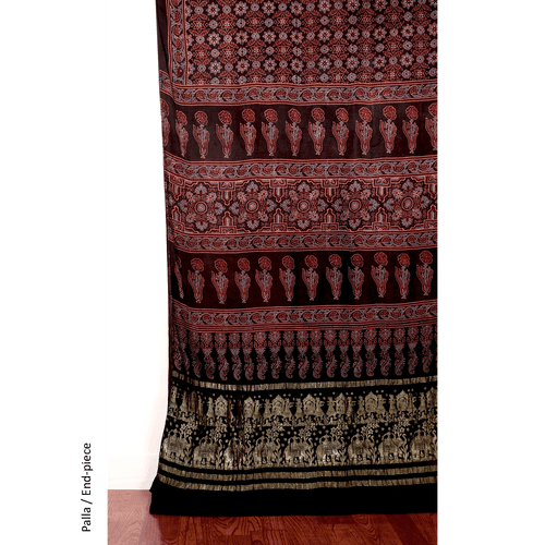 Ajrakh Modal Saree 1