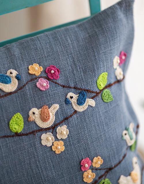 Prakriti Cushion Cover ~ Spring Birds