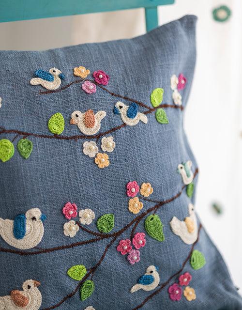 Prakriti Cushion Cover ~ Spring Birds