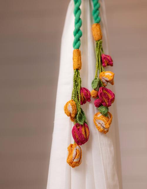 Curtain Tie Backs (Set of 2) ~ Kono Bougainvillea Bunch