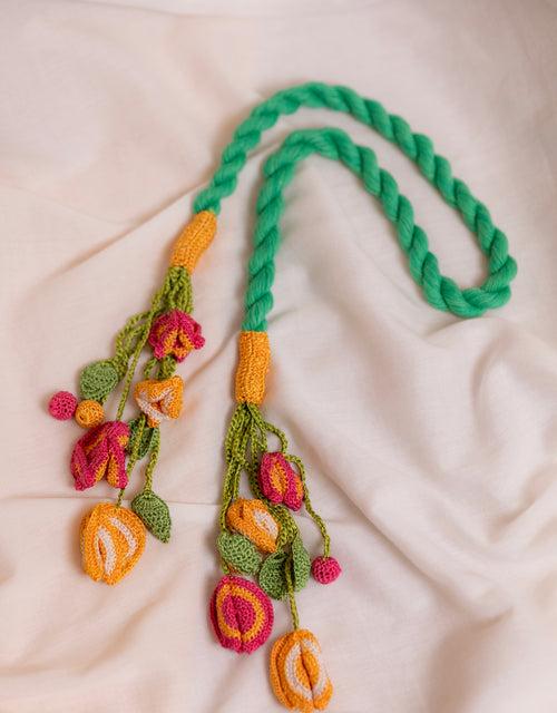 Curtain Tie Backs (Set of 2) ~ Kono Bougainvillea Bunch