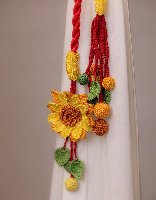 Curtain Tie Backs (Set of 2) ~ Kono Sunflower joy