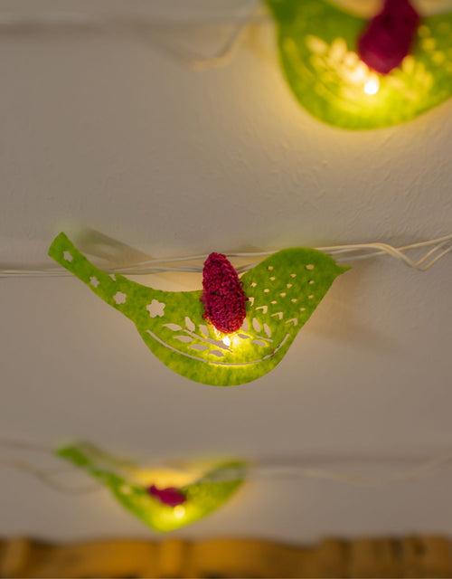 Vivid Birdies - Crocheted String Lights