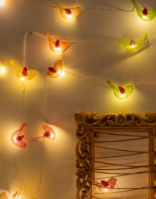 Vivid Birdies - Crocheted String Lights