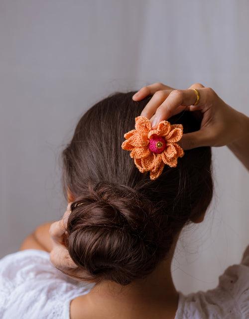 Hairstick ~  Orange Camelia