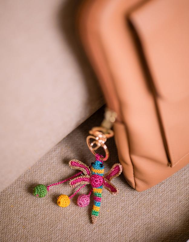 Boho Bag Charm ~ Satrangi Titli