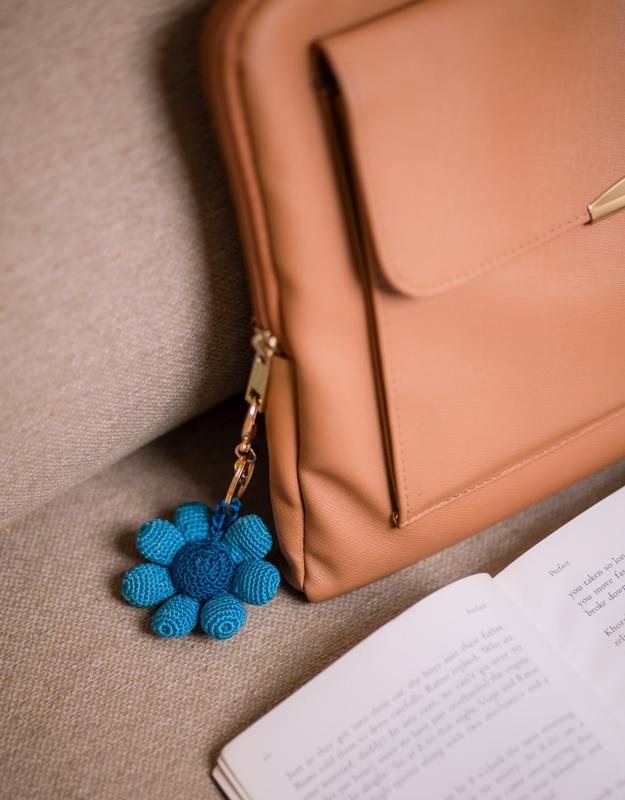 Boho Bag Charm ~ Neela Phool