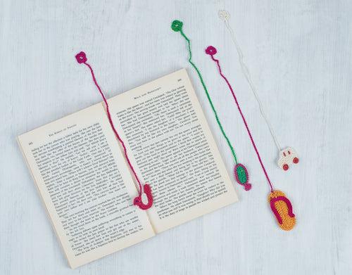 Pink Bird Bookmarks (Set of 4)