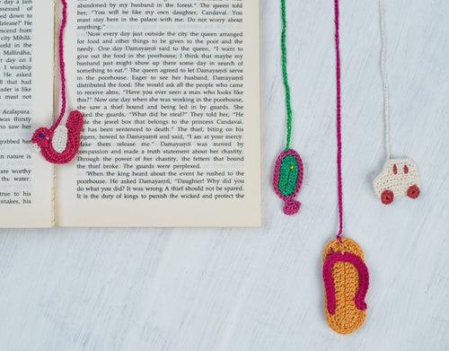 Pink Bird Bookmarks (Set of 4)