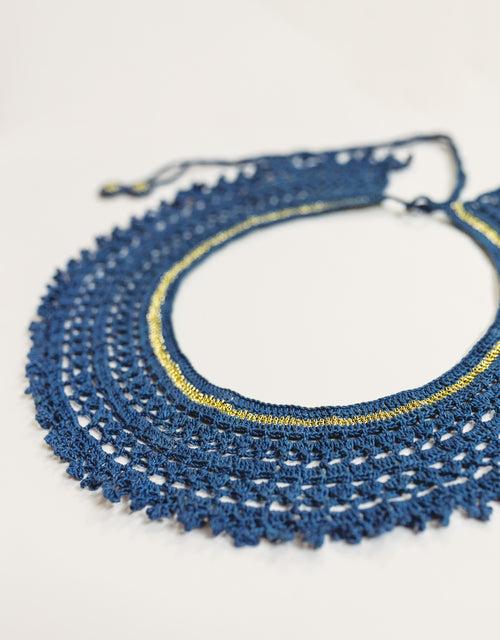 Lace Collar Necklace ~ Teal