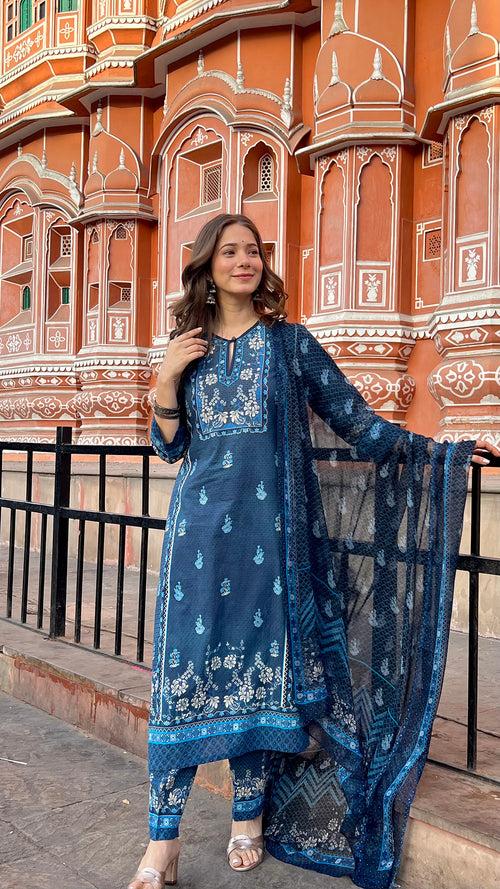 Gauri Blue Suit Set