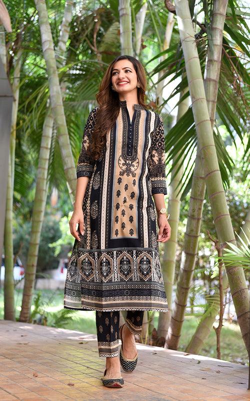 Mahi Black Kurta Set