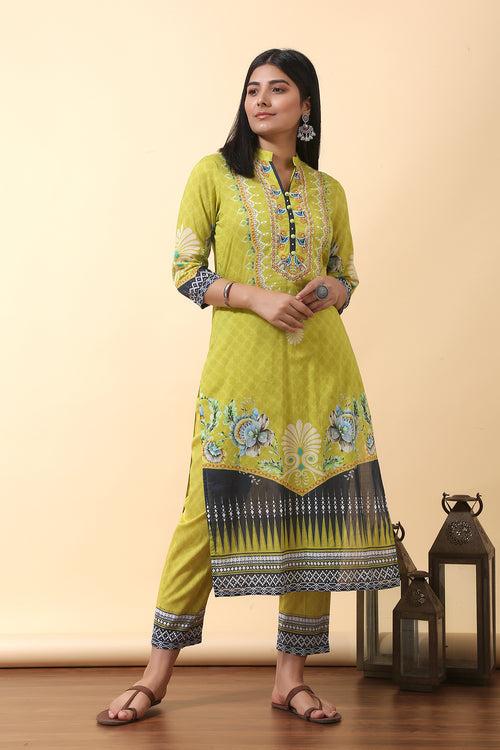 Nitya Green Suit Set