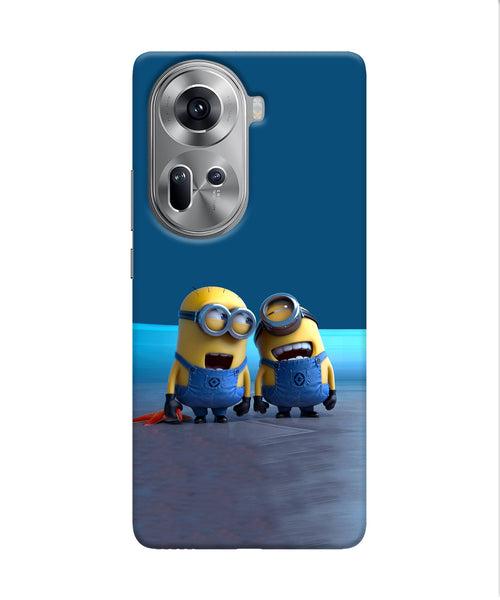 Minion Laughing Oppo Reno11 Back Cover