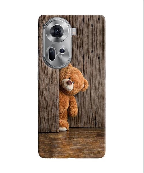 Teddy wooden Oppo Reno11 Back Cover