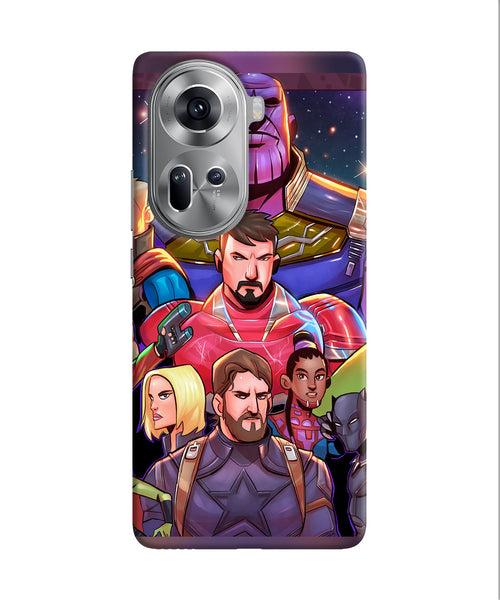 Avengers animate Oppo Reno11 Back Cover