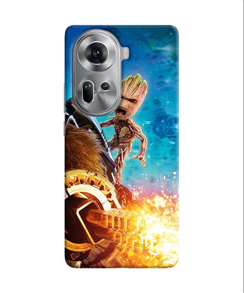 Groot angry Oppo Reno11 Back Cover