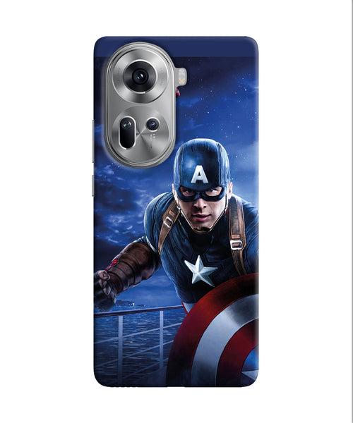 Captain with ironman Oppo Reno11 Back Cover