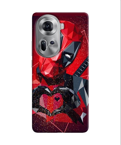 Deadpool love Oppo Reno11 Back Cover