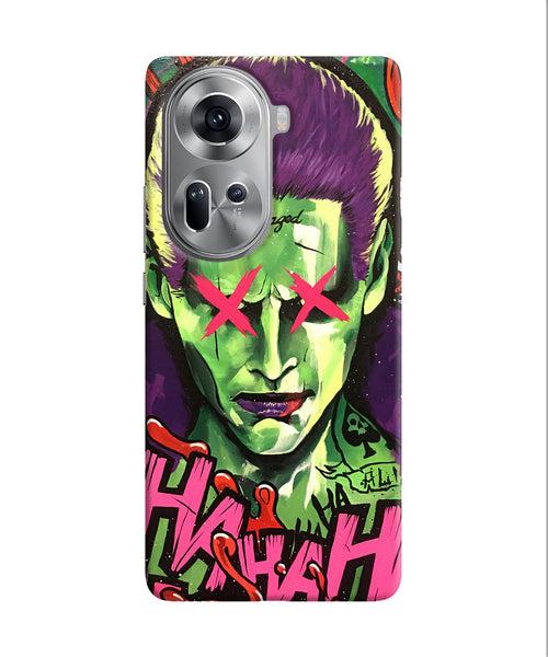 Damaged joker anim Oppo Reno11 Back Cover