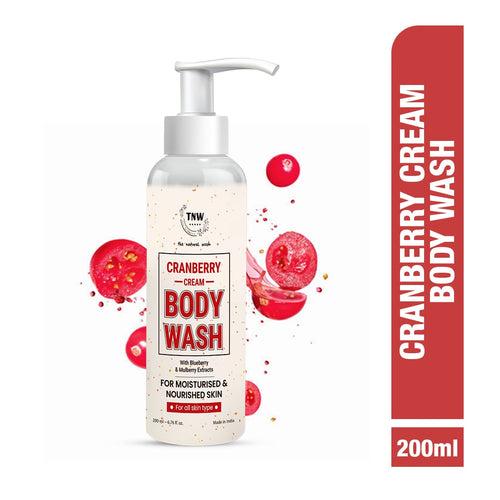 Cranberry Cream Body Wash For skin brightening & skin nourishment .