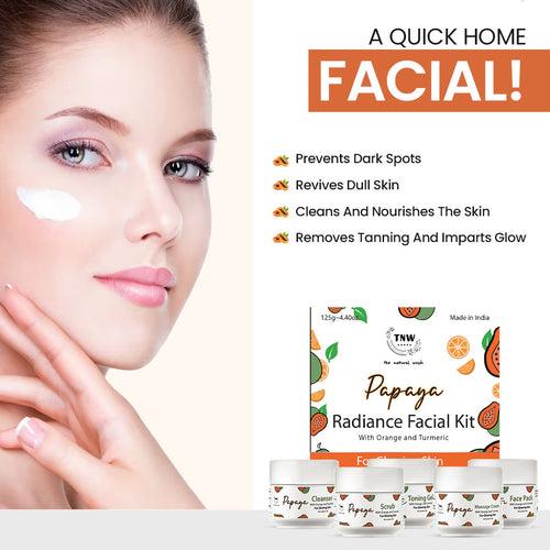 5 Time Use Papaya Facial Kit for Radiant & Glowing Skin