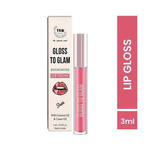 Gloss To Glam Nourishing Lip Gloss with Coconut oil for shiny Lips.