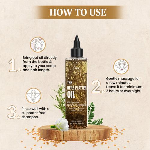 The Herb Platter Oil for healthier hair @ 1